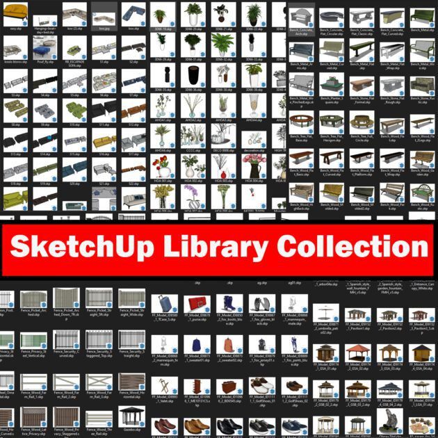 3D Model Library Sketchup - Image 2