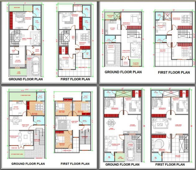 Autocad House Floor Plan