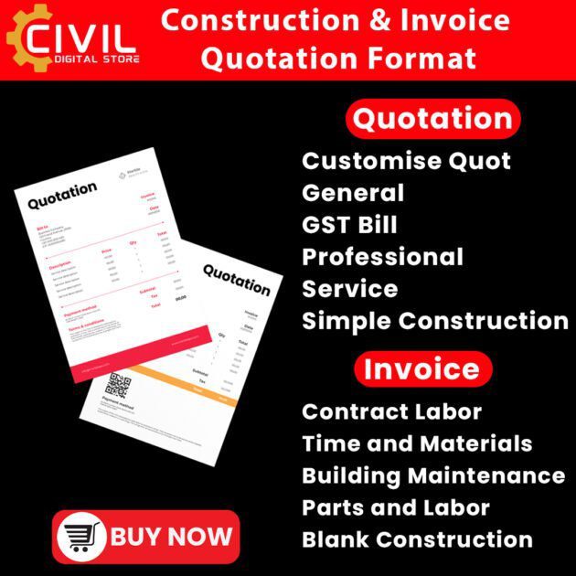 Construction & Invoice Quotation Format